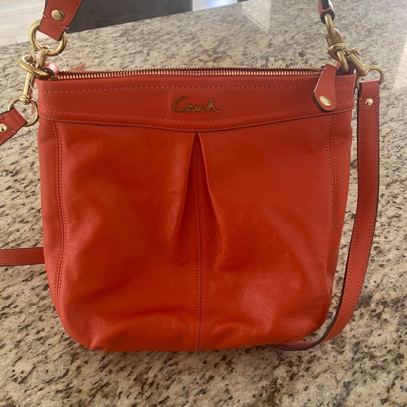Beautiful Orange Coach Handbag! - Picture 3 of 7
